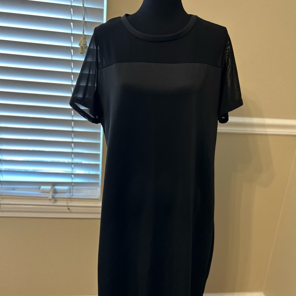 Michael Kors Black Midi Dress